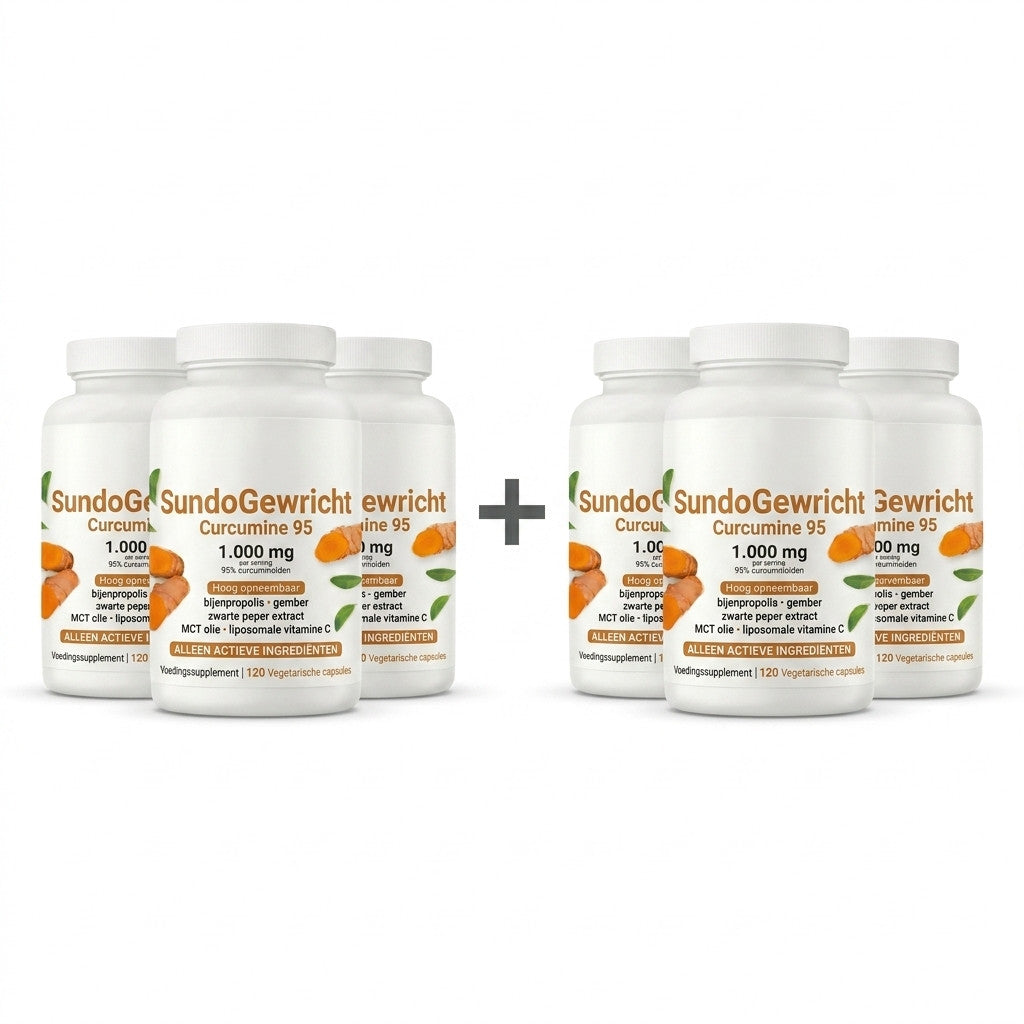 SundoGewricht 3+3 bundel - 1.000 mg curcumine